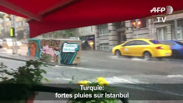 Turquie: fortes pluies sur Istanbul