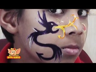 Face Painting - Easy way to paint a Dragon