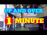 1 minute to learn circus, static trapeze back hip pull over
