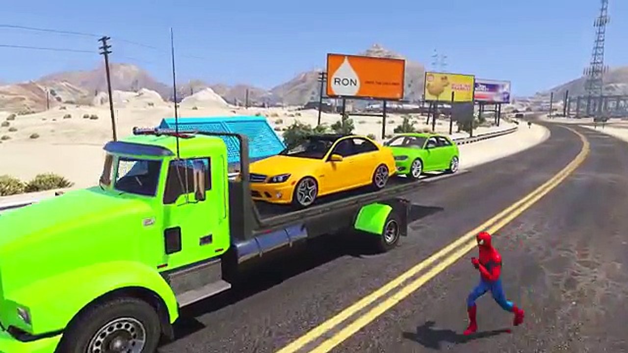 Şimşek McQueen ve Örümcek Adam Özel Arabaları Tamir Ediyor (Çizgi Film Tadında Türkçe Dubl