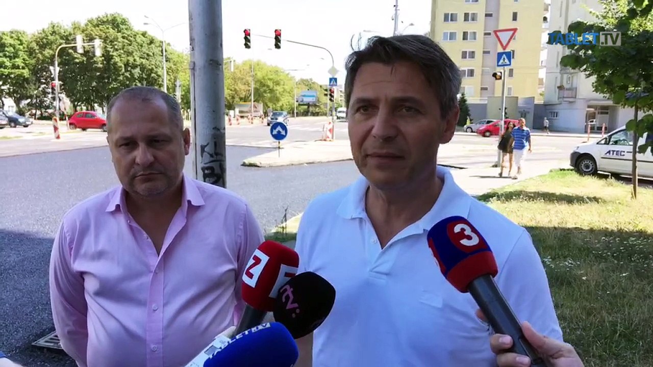 ZÁZNAM: Oprava Hradskej ulice v bratislavskej Vrakuni