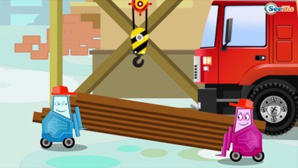 La Voiture de police dans la ville QUE FAIT LA POLICE? Dessin animé français - Voitures Pour Enfants