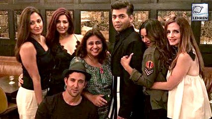 Hrithik & Sussanne Party Together With Karan Johar In New York!