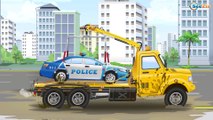NEW Kids Cartoon Tow Truck with Real Car Service | Emergency Vehicles Cartoons for Children