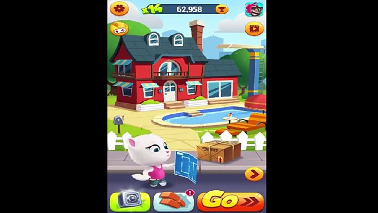 Enfants pour et dessins animés dessin animé Nouveau en disant que la course pour chat or jeu Angela