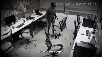 Fantasma assusta trabalhador