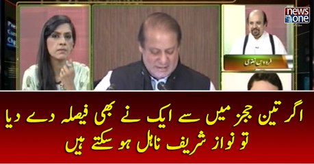 Agar  3 Jujdes Main Say Kisi  Aik nay bhi faisla Dy Diya tu Nawaz Sharif Na Ahal  Hojayen Gay