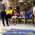 Racist Woman yelling and demanding to see a white doctor born in Canada