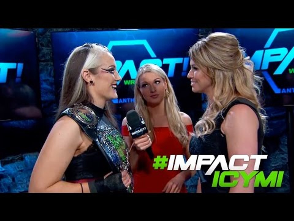 Karen Jarrett Meets Her New GFW Women's Champion, Sienna | IMPACT May 4th, 2017