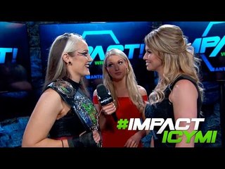 Karen Jarrett Meets Her New GFW Women's Champion, Sienna | IMPACT May 4th, 2017