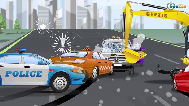 МУЛЬТИК Полицейские Машинки Видео для детей. Развивающие мультики Новинка 2017