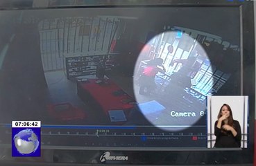 Robo de teléfonos celulares quedó grabado en cámaras de seguridad