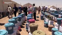 Desplazados en Mosul reciben “kits higiénicos” para sobrellevar crisis