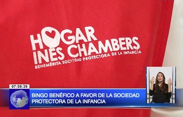 Bingo benéfico a favor de la sociedad protectora de la Infancia