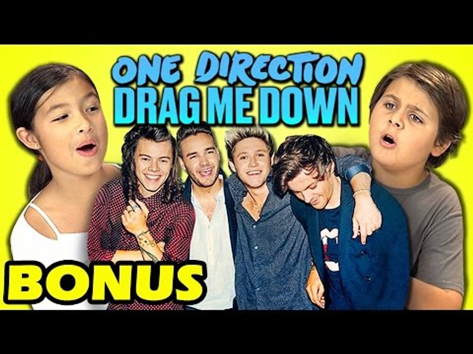 Kids React to One Direction - Drag Me Down (Bon...