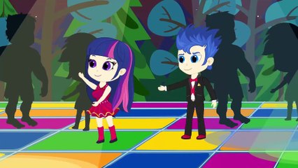 Kids Animation In The Cloakroom MLP Equestria Girls Finger Family Nursery Rhymes IRL