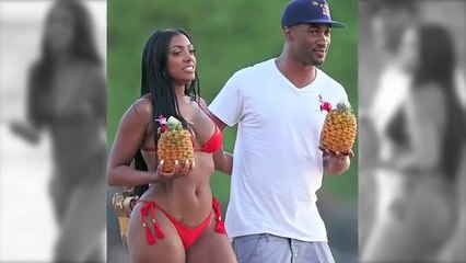 Porsha Williams Nearly N@ked In String Red Bikini At Maui Beach !!