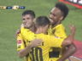 Aubameyang finishes brilliant Dortmund counter-attack