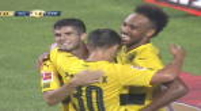 Aubameyang finishes brilliant Dortmund counter-attack