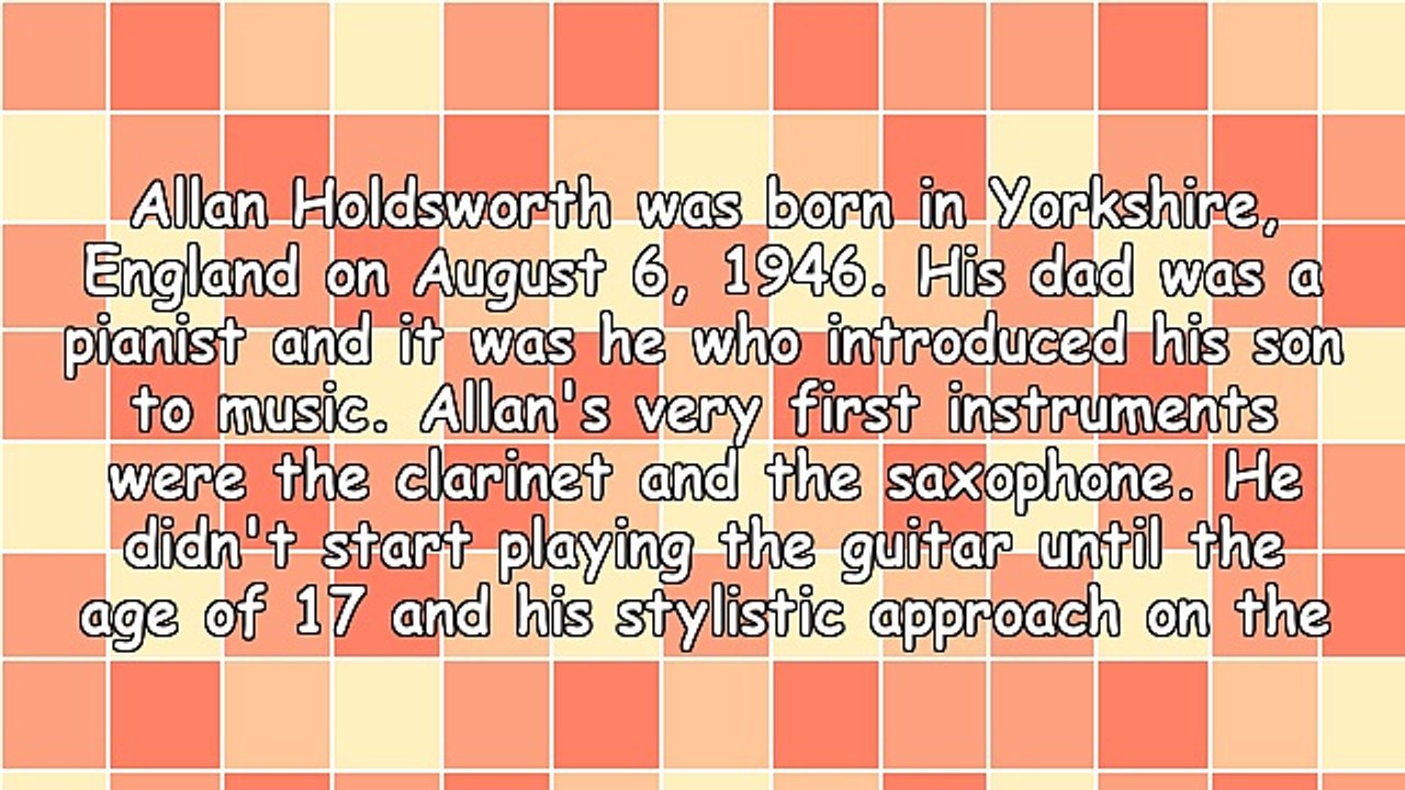 Rock Jazz Fusion Guitar Solos - Allan Holdsworth Is Dazzling!