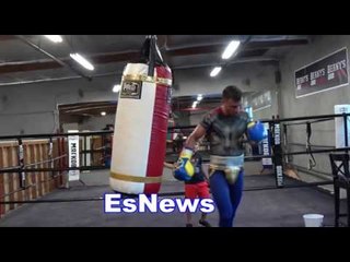 How Hard Does Vasyl Loamchenko Hit? Drops Two Sparring Partners EsNews Boxing