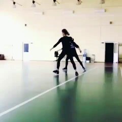 Rhythmic gymnasts Diana Davis and Alina Zagitova in Novogorsk