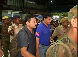 Sourav ganguly Train Journey-- dada ki train yatra
