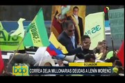 Ecuador: Correa deja millonarias deudas a Lenín Moreno