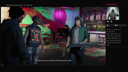 Transmisión de PS4  WACH DOG 2  GOLD EDITION EL PRINCIPIO