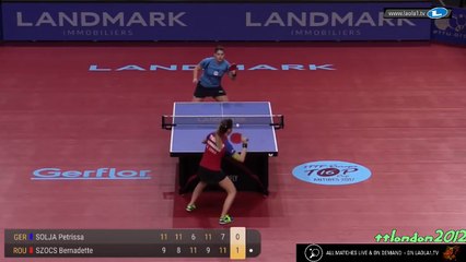 Bernadette Szocs vs Petrissa Solja (2017 Europe Top 16)