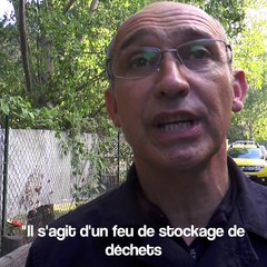 Incendie à Villeneuve-Loubet