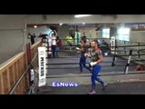 Vasyl Lomachenko Shadow Boxing Gets Ready For 50 Min Of Sparring EsNews Boxing