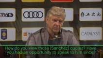 Wenger plays down Sanchez's Champions League comments