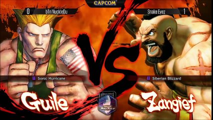 USF4 TFC 2014 - NuckleDu (Guile) vs Snake Eyez (Zangief)