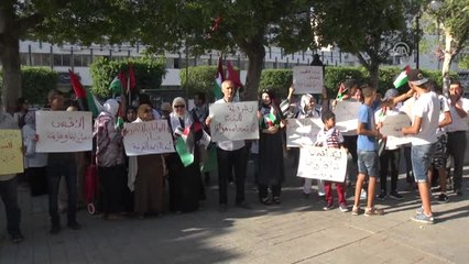 Tunus'ta Mescid-i Aksa Gösterisi
