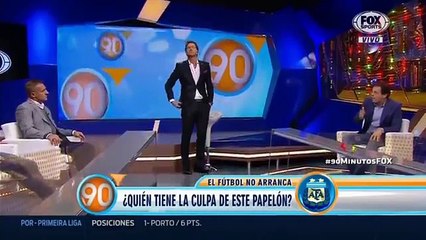 90 minutos de futbol 22 Agosto 2016 Con Crespo Papelón de AFA ¿Cuándo arranca el torneo?
