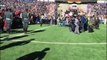 Evo Morales acerta bolada em soldado em inauguração de estádio; assista!