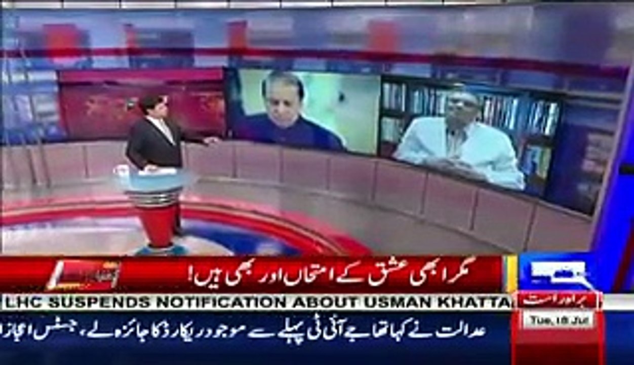 Sohail Warraich Takes Class Of Kamran Khan In His Own Show