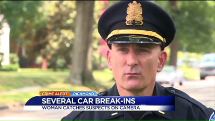 Surveillance Video Captures Thieves Behind Car Break-ins in Richmond