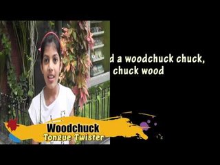 Woodchuck - tongue twister