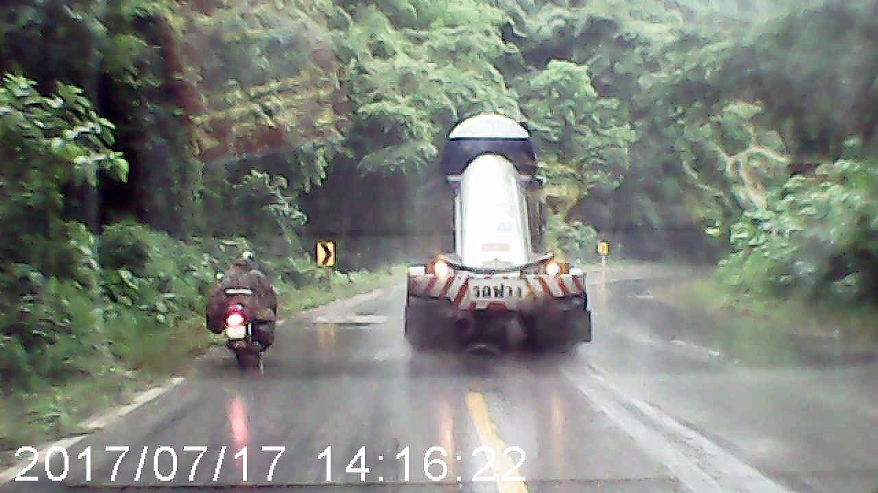 Slippery Roads Cause Cement Truck Crash