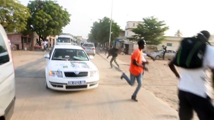 L'attaque du cortége de Mankoo Taxawu Sénégaal à Rufisque