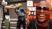 Floyd Mayweather Reacts to Conor McGregor Getting Knocked in Sparring Session
