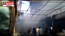 محافظ أسوان: السيطرة على حريق محلات السوق التجارى وإصابة 4 أشخاص