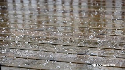 What determines the size of hail?