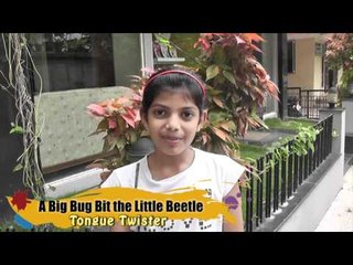 Tongue Twister - A Big Bug The Little Bee..