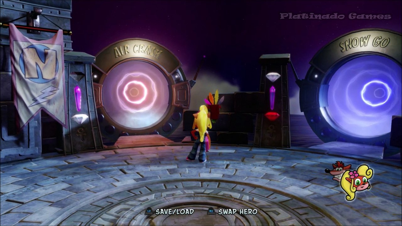 Crash Bandicoot  2: Cortex Strikes Back - Diamante Secreto [ Air Crash ]