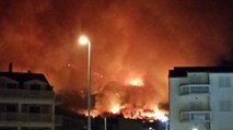Planes Drop Water on Fires Near Split, Croatia