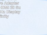 ICZI DisplayPort to HDMI Active Adapter Converter HDMI 20 Support 4K60Hz Display