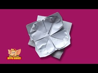 Origami - Make a Lotus with 4 Petals